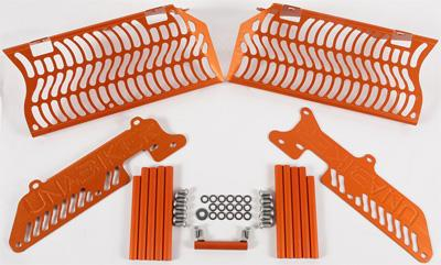 Unabiker - Unabiker Radiator Guards - Orange - 14KTM500-O