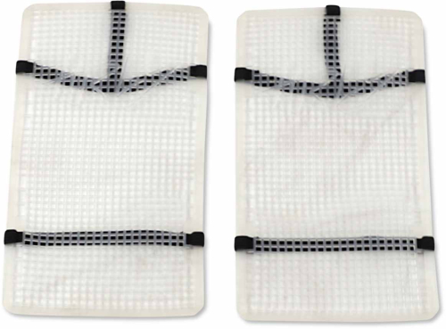 Moose Racing - Moose Racing Mud Radiator Cover - White - 1901-0796