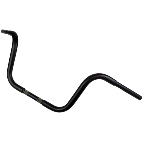 Drag Specialties - Drag Specialties 1-1/4in. Buffalo Ape Hanger Handlebar - 10in. - Flat Black - 0601-4260
