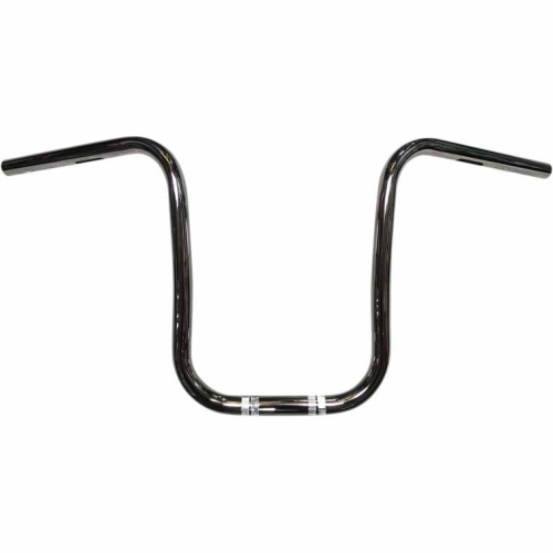 Nash Motorcycle Company - Nash Motorcycle Company 1in. Smart Gimps Handlebar - 16in. End Rise - Black - 16SGBDKT