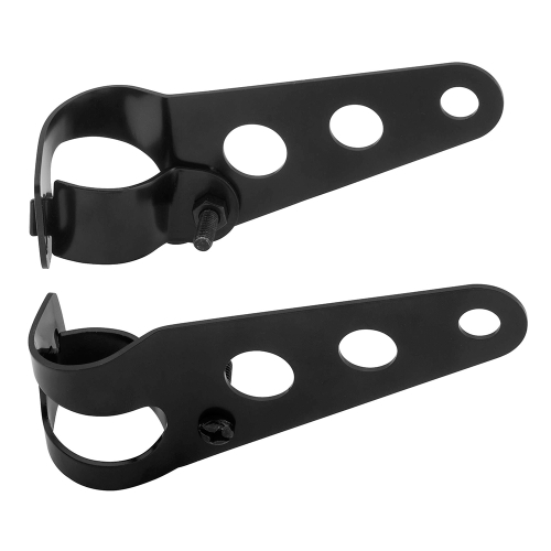 BikeMaster - BikeMaster Universal Headlight Bracket - Black - 152409