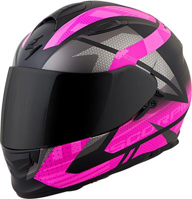 Scorpion - Scorpion EXO-T510 Fury Helmet - T51-1617 - Black/Pink - 2XL