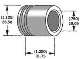 HardDrive - HardDrive 3/4in. Axle Spacers - 1.250in. W - Zinc - 339297