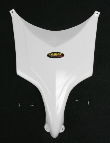 Maier Mfg - Maier Mfg Hood - White Carbon - 51007-31