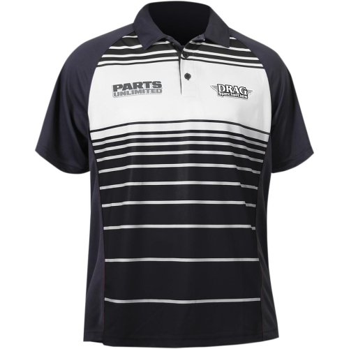 Throttle Threads - Throttle Threads Parts Unlimited Polo Shirt - PSU27S61BK4R - Gray - 4XL