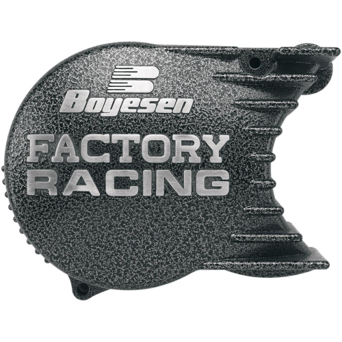 Boyesen - Boyesen Factory Ignition Cover - Silver/Black - SC-10C