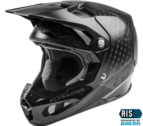 Fly Racing - Fly Racing Formula Origin Helmet - 73-4400-6 - Black Carbon - Medium