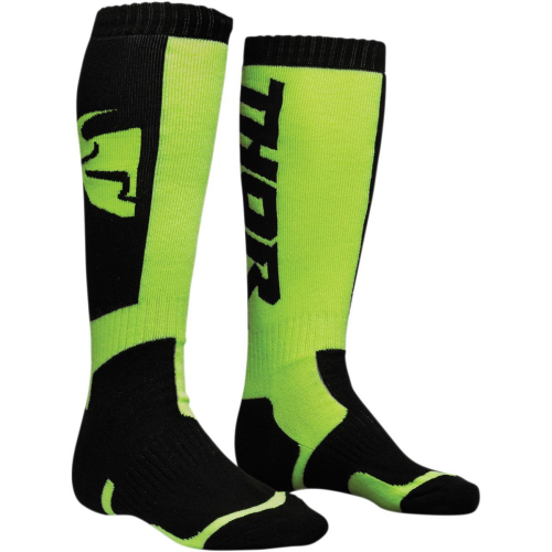Thor - Thor MX Socks - 3431-0376 - Black/Lime - 10-13