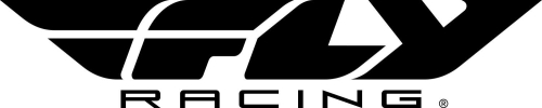 Fly Racing - Fly Racing 8in. Fly Racing Die Cut - Black - 99-8210