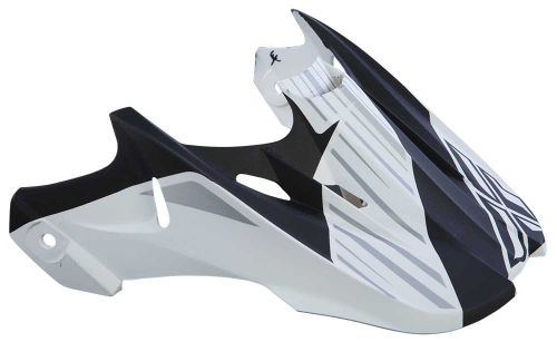 Fly Racing - Fly Racing Visor for Kinetic Pro Cold Weather Helmets -  White/Black - 73-48261