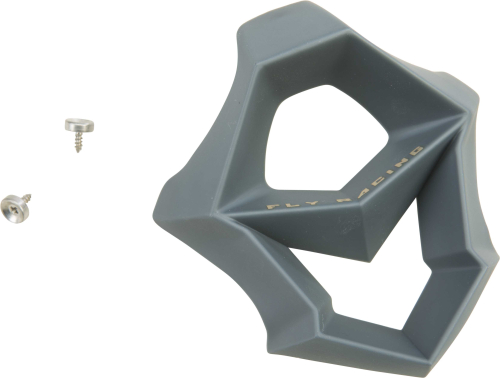 Fly Racing - Fly Racing Mouth Piece for F2 Carbon-Forge Helmets - Matte Charcoal - 73-46248