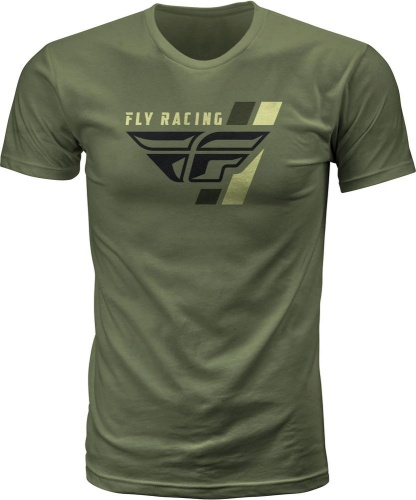 Fly Racing - Fly Racing Retro T-Shirt - 352-1145M - Military Green - Medium