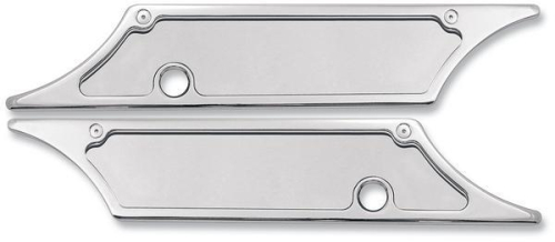 Pro-One Performance - Pro-One Performance Saddlebag Latch Covers - Chrome - 104710