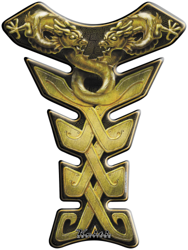 Keiti - Keiti Tank Protector - Gold - Twin Dragons - KT8340