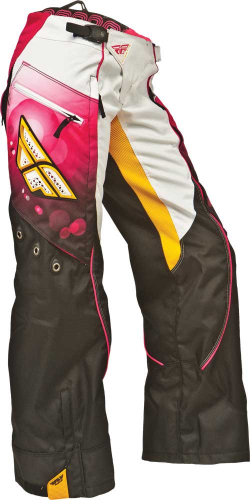 Fly Racing - Fly Racing Kinetic Womens Over Boot Race Pants - 367-63806 - Pink/Orange - 5/6
