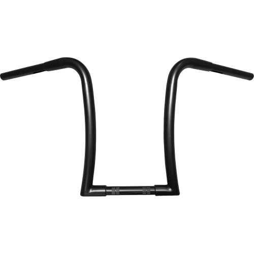 Nash Motorcycle Company - Nash Motorcycle Company 1-1/4in. Pudgy Gimp Hanger Handlebar - 14in. End Rise - Black - 14PBDK