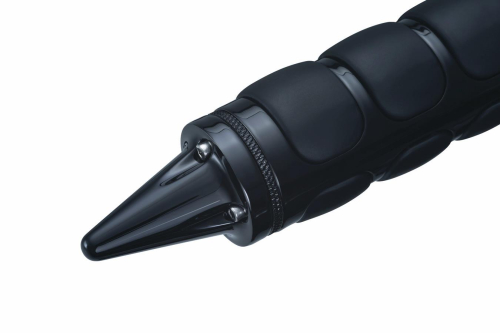Kuryakyn - Kuryakyn ISO-Grip End Caps - Stiletto - Gloss Black - 6359
