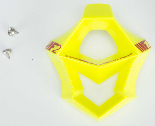 Fly Racing - Fly Racing Mouth Piece for F2 Carbon-Retrospec Helmets - Red/Hi-Vis - 73-46223