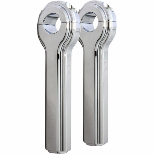 Rox Speed FX - Rox Speed FX Patriot Series Post Risers - 8in. - Chrome - 4RPR802