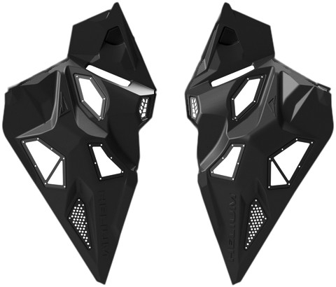 Skinz Protective Gear - Skinz Protective Gear Side Panel Kit with Silencer - Black - SDSP475-UQ-FBK