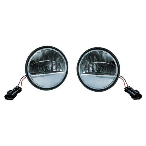 Kuryakyn - Kuryakyn Phase 7 LED Black Passing Lamps - 4 1/2in. - 2247DS