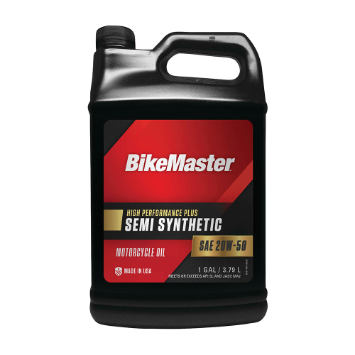 BikeMaster - BikeMaster Semi-Synthetic Oil - 20W50 - 1gal. - 532320