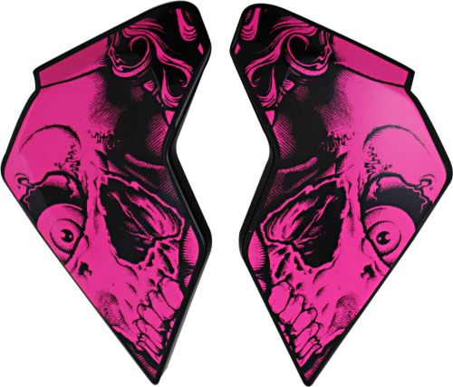 Icon - Icon Side Plate for Airflite Helmet - Pleasuredome Redux Pink - 0133-1243