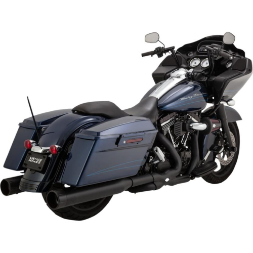 Vance & Hines - Vance & Hines Oversized 450 Raider Slip-Ons - Black - 46557