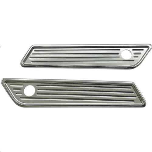 Pro-One Performance - Pro-One Performance Saddlebag Latch Ball-Milled Covers - Black - 104722