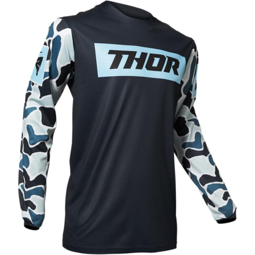 Thor - Thor Pulse Fire Jersey - 2910-5810 - Midnight/Powder Blue - 2XL