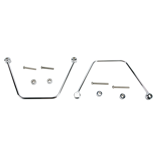 Cobra - Cobra Saddlebag Supports - Chrome - 02-6225