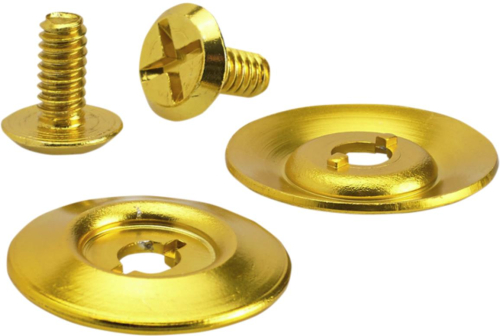 Biltwell Inc. - Biltwell Inc. Hardware Kit for Gringo S Helmet - Gold - HKGLDGSSB