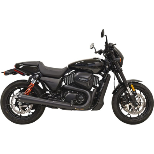 Bassani Manufacturing - Bassani Manufacturing 4in. Slip-On Megaphone Muffler - Black - 1712RB