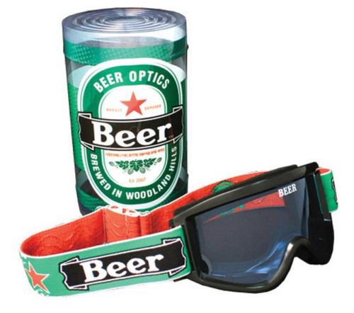 Beer Optics - Beer Optics Beer Optics Goggles - 067-06-802 - Heiny/Shiny Black/Smoke Lens