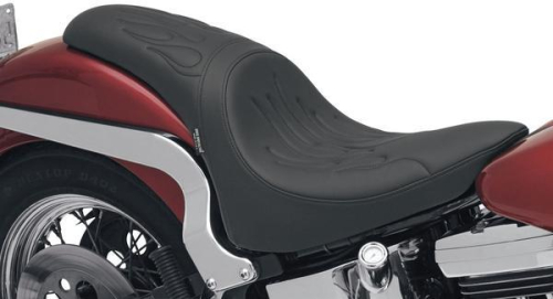 Drag Specialties - Drag Specialties Predator Seat - Flame Stitch - 0802-0400