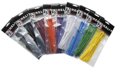 Helix Racing Products - Helix Racing Products Cable Ties - Green - 303-4684