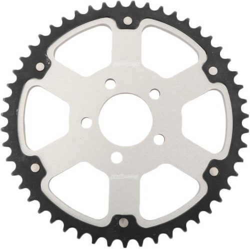 Supersprox - Supersprox Stealth Sprocket - 49T - Silver - RST-7080-49-SLV