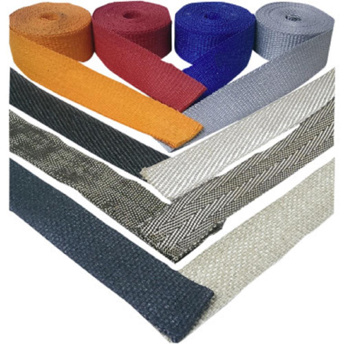 Cycle Performance - Cycle Performance Exhaust Pipe Wrap - 2in. x 50ft. - Black with Stainless Steel - CPP914250