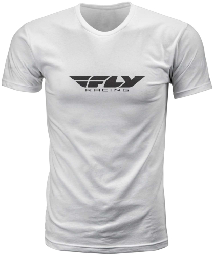 Fly Racing - Fly Racing Fly Corporate T-Shirt - 352-0934L - White - Large
