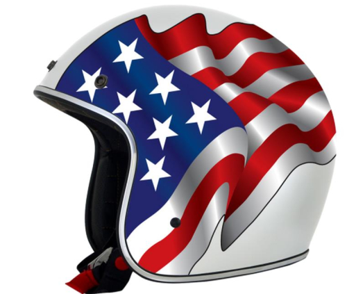 AFX - AFX FX-76 Freedom Helmet - 0104-1630 - White Freedom - X-Small