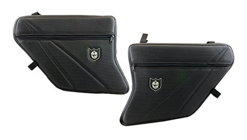 Pro Armor - Pro Armor Pro Armor Door Knee Pads with Storage - Black/Blue - P144055BU