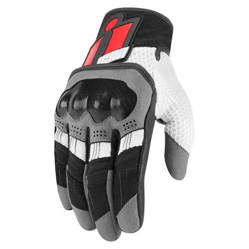 Icon - Icon Overlord Mesh Gloves - 842.3301-3139 - Red - X-Large