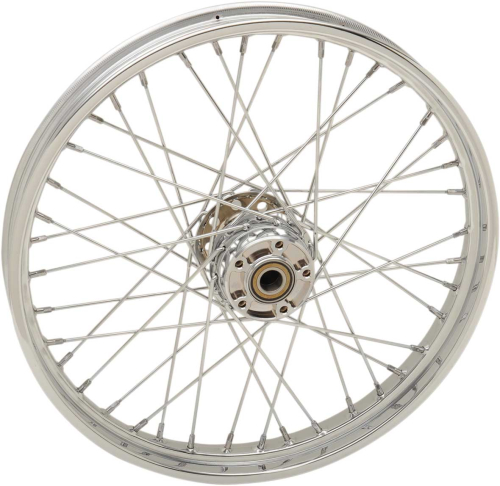 Drag Specialties - Drag Specialties Laced 40 Spoke Front Wheel - 21x2.15 - Chrome - 0203-0632