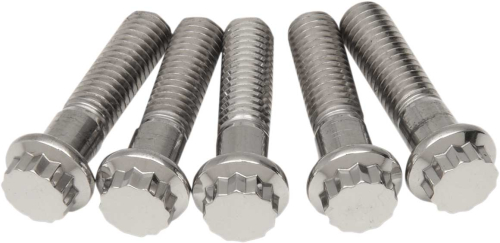 Diamond Engineering - Diamond Engineering 12-Point Stainless Steel Coarse Thread Bolt Refill Packs - 7/16in.-14 x 1 3/4in. - TC0716P-5