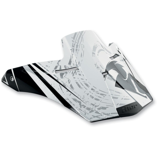 Thor - Thor Visor Kit for Quadrant 14 Youth Helmet - Stripe Black - 0132-0746