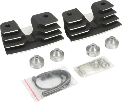 HardDrive - HardDrive Finned Headbolt Covers - Black - 19-001D2