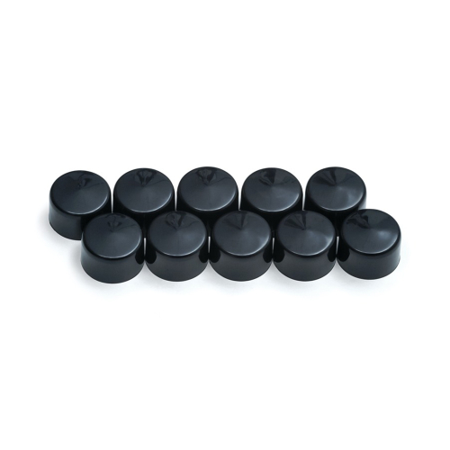Kuryakyn - Kuryakyn Kool Kaps Gloss Black Covers - 5/16in. Hex Head - 2456