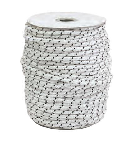SP1 - SP1 Nylon Starter Rope - Single Braid - White/Black - 3/16in. Diameter - 05-208