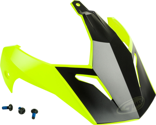 G-Max - G-Max Visor with Screws for GM-11/S Helmets - Scud Matte Hi-Vis/Black - G011099
