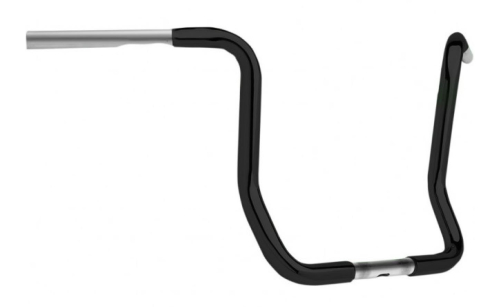Cyclesmiths - Cyclesmiths 1-1/4in. Ape Hanger Handlebar for Bagger - 16in. - Black - 11316W14BP